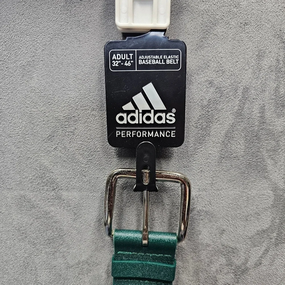 Adidas Performance Adult Adjustable Elastic Baseball Belt Dark Green MBA90FG